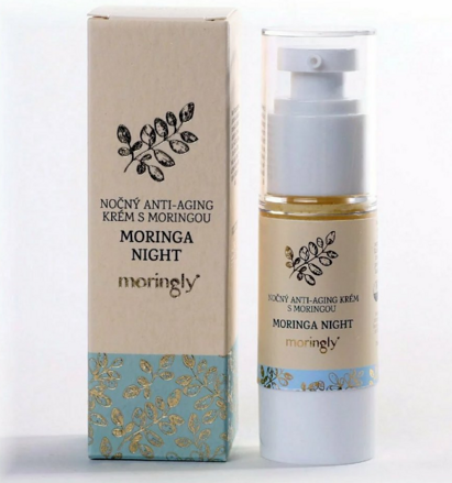 Moringa Night - anti-aging krém-  pomôže vašej pleti obnoviť sa počas spánku