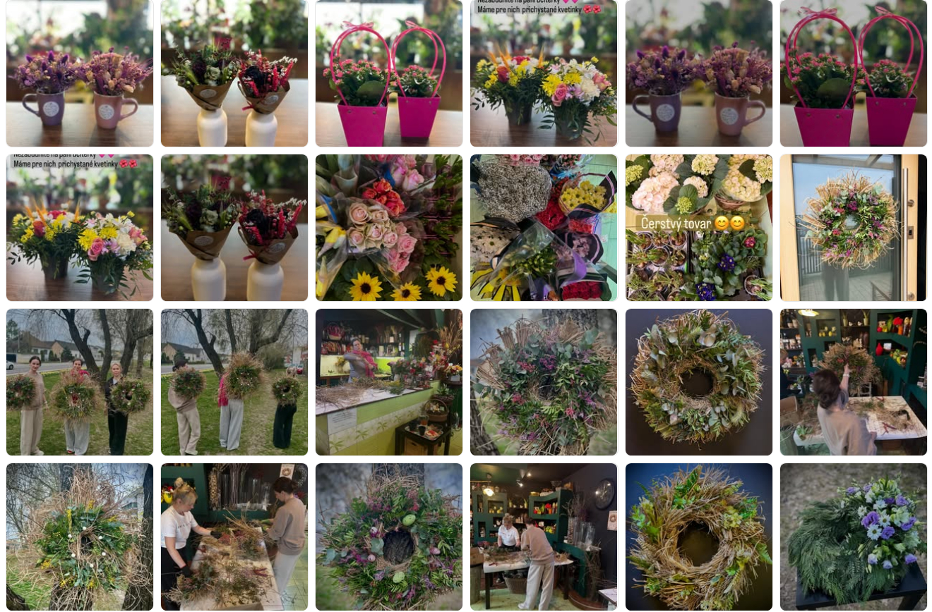 Kvetinárstvo BellaFiore Bratislava – Záhorská Bystrica