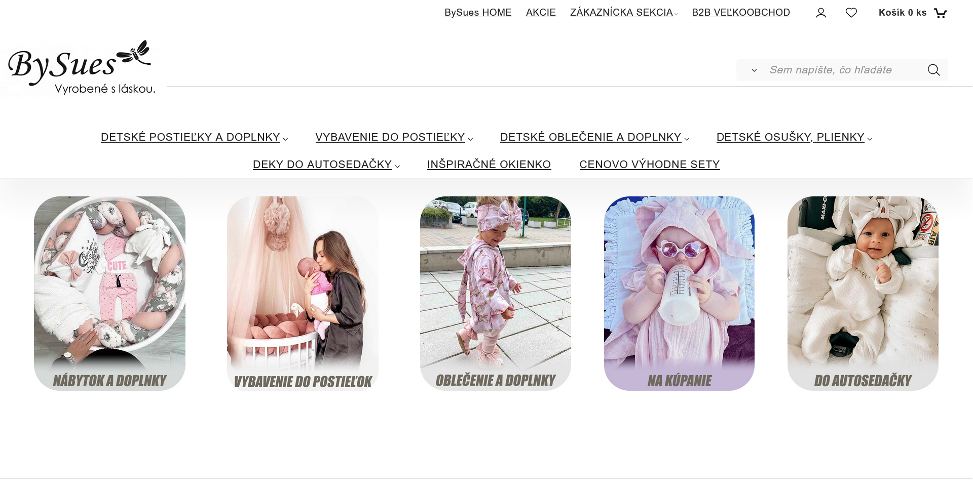 BySues Slovenský výrobca produktov pre bábätka
