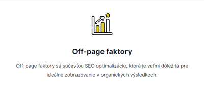 off page factory seo optimalizacia