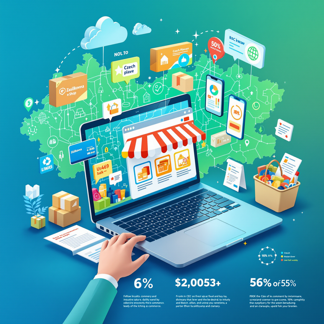 Český e-commerce trh: Kompletní průvodce pro úspěšný online prodej v roce 2024