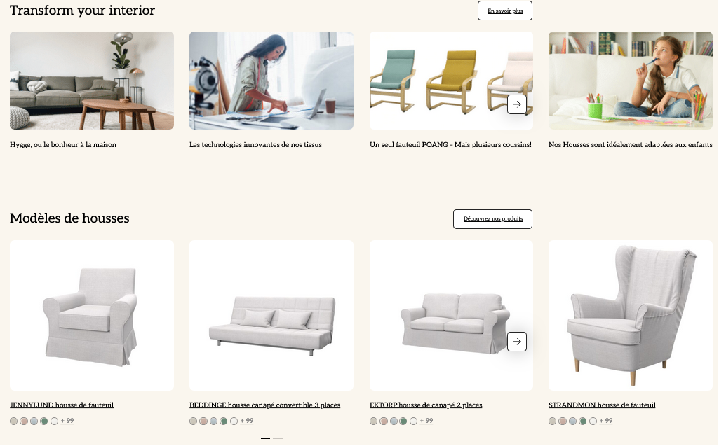 Transformez Votre Intérieur avec des Housses Premium pour Meubles IKEA