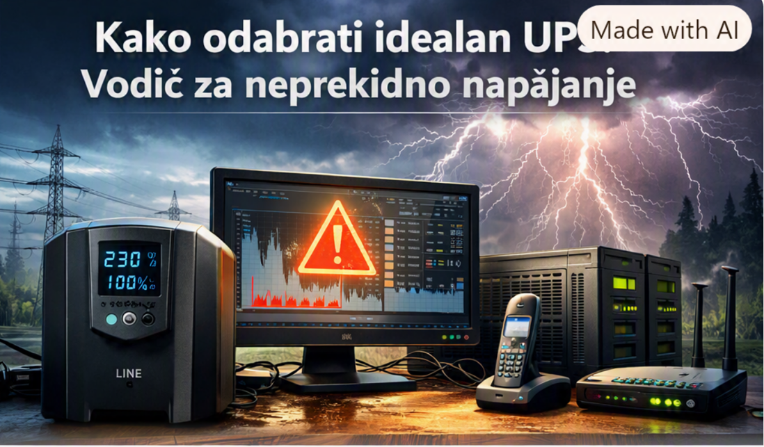 Kako odabrati idealno neprekidno napajanje (UPS) za kućnu i poslovnu opremu