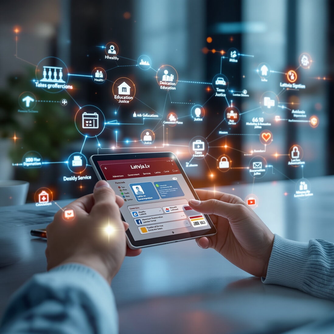 Latvijas digitālā transformācija: E-pārvalde un digitālie pakalpojumi kā valsts attīstības pamats Latvijas digitālā transformācija: E-pārvalde un digitālie pakalpojumi kā valsts attīstības pamats