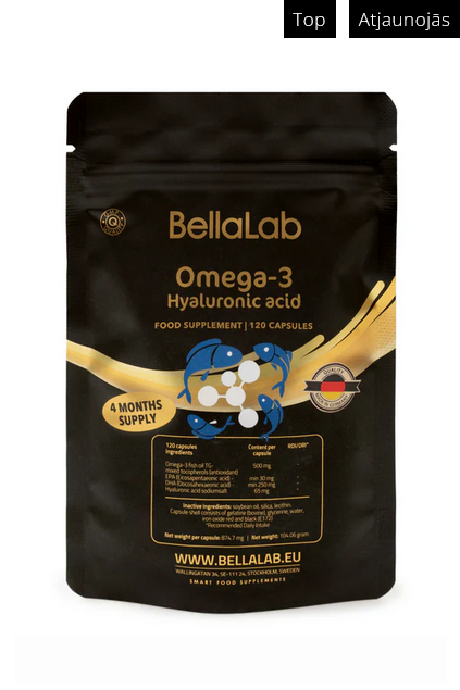 Omega‑3 nozīme veselībai: kāpēc zivju eļļa ir ikdienas uztura pamatelements