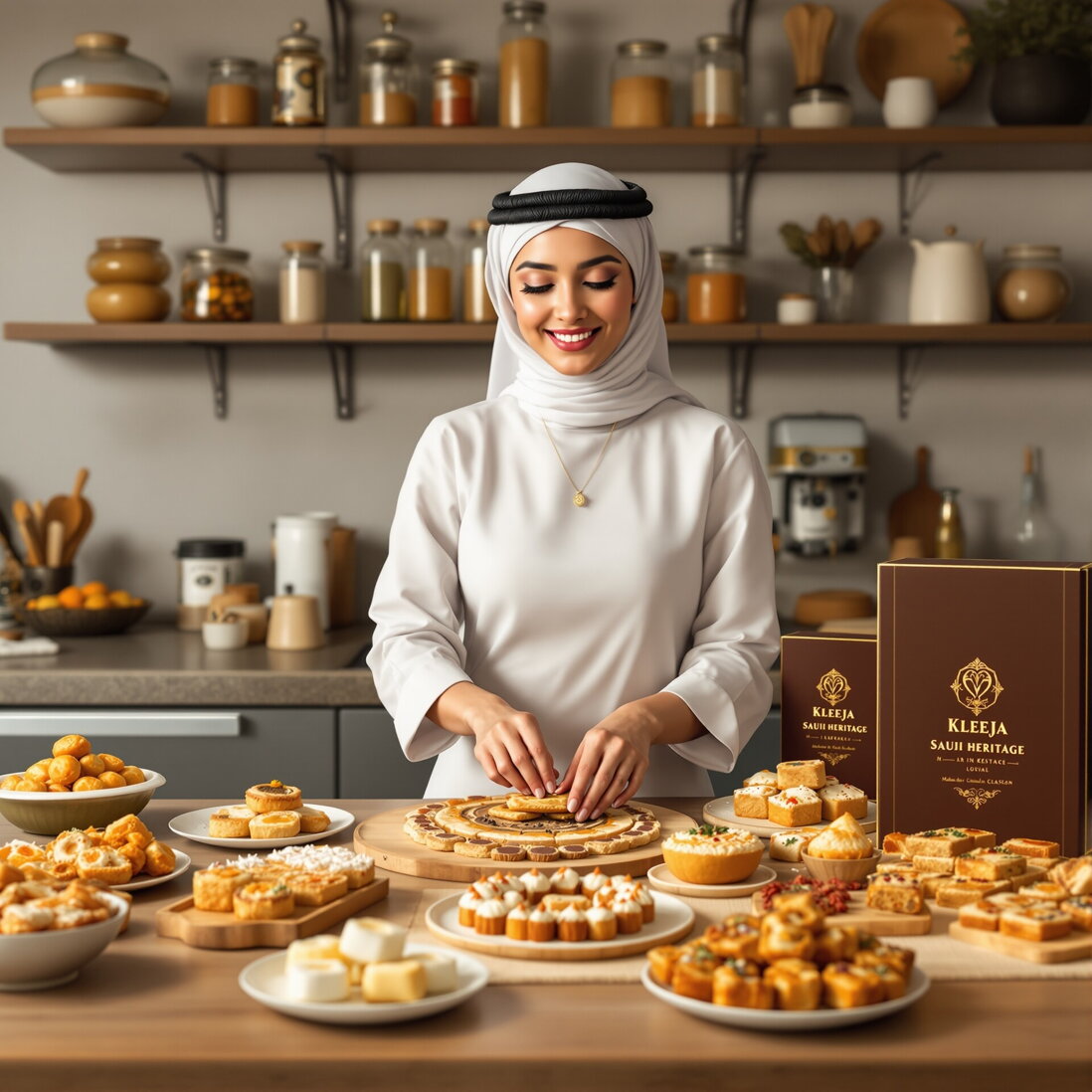 مطبخ الحلويات السعودية: تراث الذوق الأصيل من المطابخ المنزلية إلى عالم ريادة الأعمال