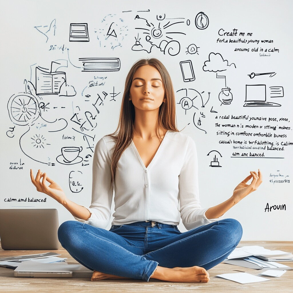5-minútový Mindfulness: Návod na Mentálnu Pohodu pre Aktívne Ženy Mindfulness Praktiky pre Moderné Ženy: Rýchle Cvičenia pre Vyrovnaný Život