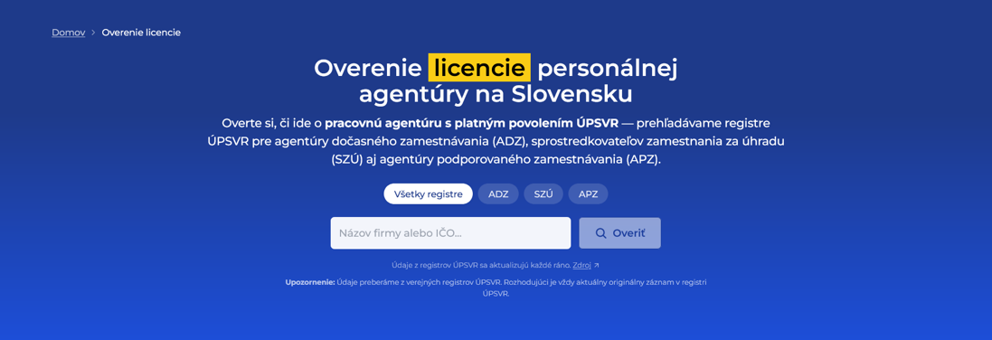 Ako overiť licenciu personálnej agentúry pred podpisom zmluvy