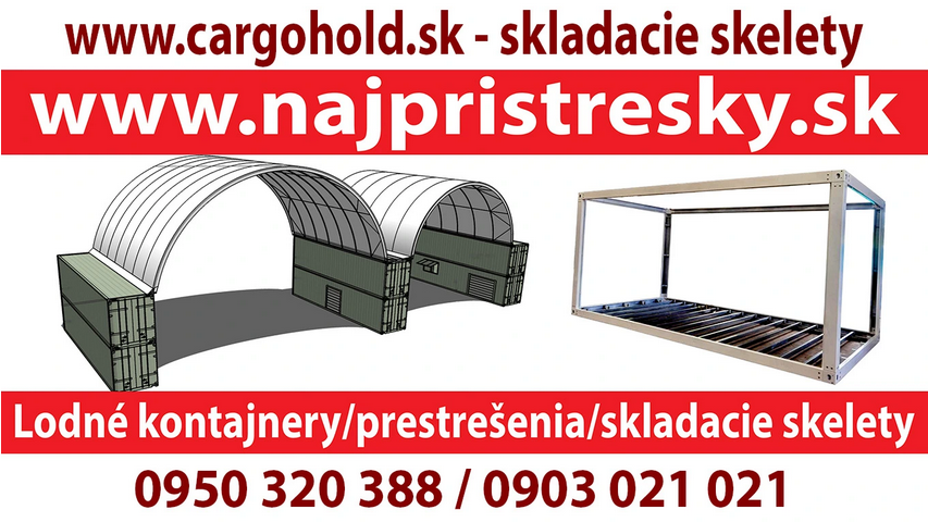 Kvalitné prístrešky a stanové garáže pre všestranné využitie Prístrešky na lodný kontajner Prístrešky pre kone, seno a techniku Prístrešky pre auta, karavany a lode Skleníky