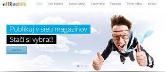 Blueinfo.sk: Copywriting, PR a webdesign