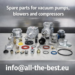 Spare parts for vacuum pumps, blowers and compressors
