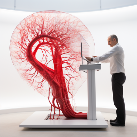 Diagnostika cévního systému pomocí arteriografu v našem zařízení