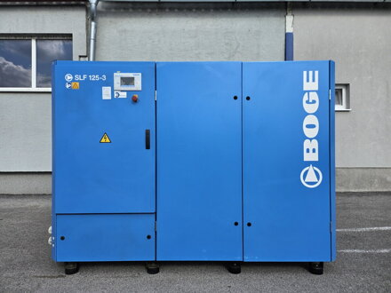 Used & Fully Overhauled Screw Compressor BOGE SLF 125‑3 – 90 kW with warranty 02/2019