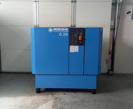 Used Screw Compressor BOGE S29 – 22 kW, 7.5 bar, approx. 3,000 l/min (2001)