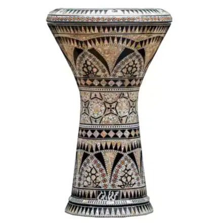 Arabská darbuka doumbek Gawharet El Fan 8,75 " X17" s perleťovou výzdobou Arabic Ornaments
