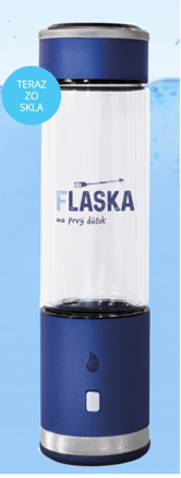 Vodíkový flaškový generátor  zo skla pre výrobu vodíkovej vody  FLASKA