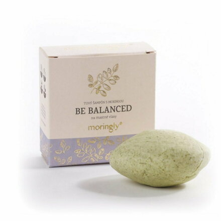 Moringa Be Balanced - tuhý šampón na mastné vlasy- obsahuje extrakt z moringových listov zázračného stromu života