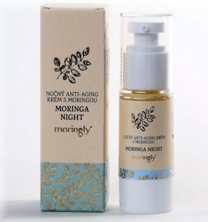 Moringa Night - Anti-Aging-Creme - hilft Ihrer Haut, sich im Schlaf zu erholen