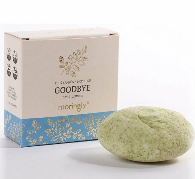 Moringa Good-bye - tvrdý šampón bojujúci proti lupinám obsahuje extrakt z moringových listov zázračného stromu života