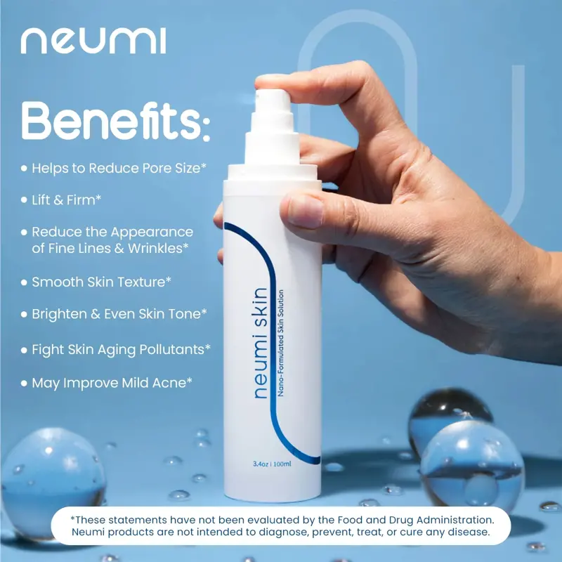 Antioxidant NEUMI skin REVOLUTION in COSMETICS nano-large glutathione to nourish your skin at the deepest levels