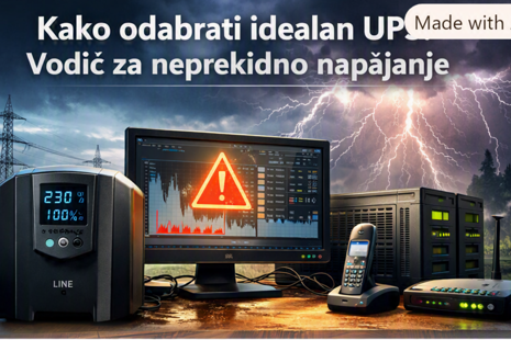 Kako odabrati idealno neprekidno napajanje (UPS) za kućnu i poslovnu opremu