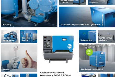 Skrutkové kompresory Boge – spoľahlivé riešenia stlačeného vzduchu od Compressed Gas s.r.o. Predaj, servis a prenájom kompresorov – komplexné služby